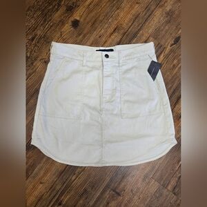 tommy hilfiger tan skirt 10 nwt school cool prep boho pockets